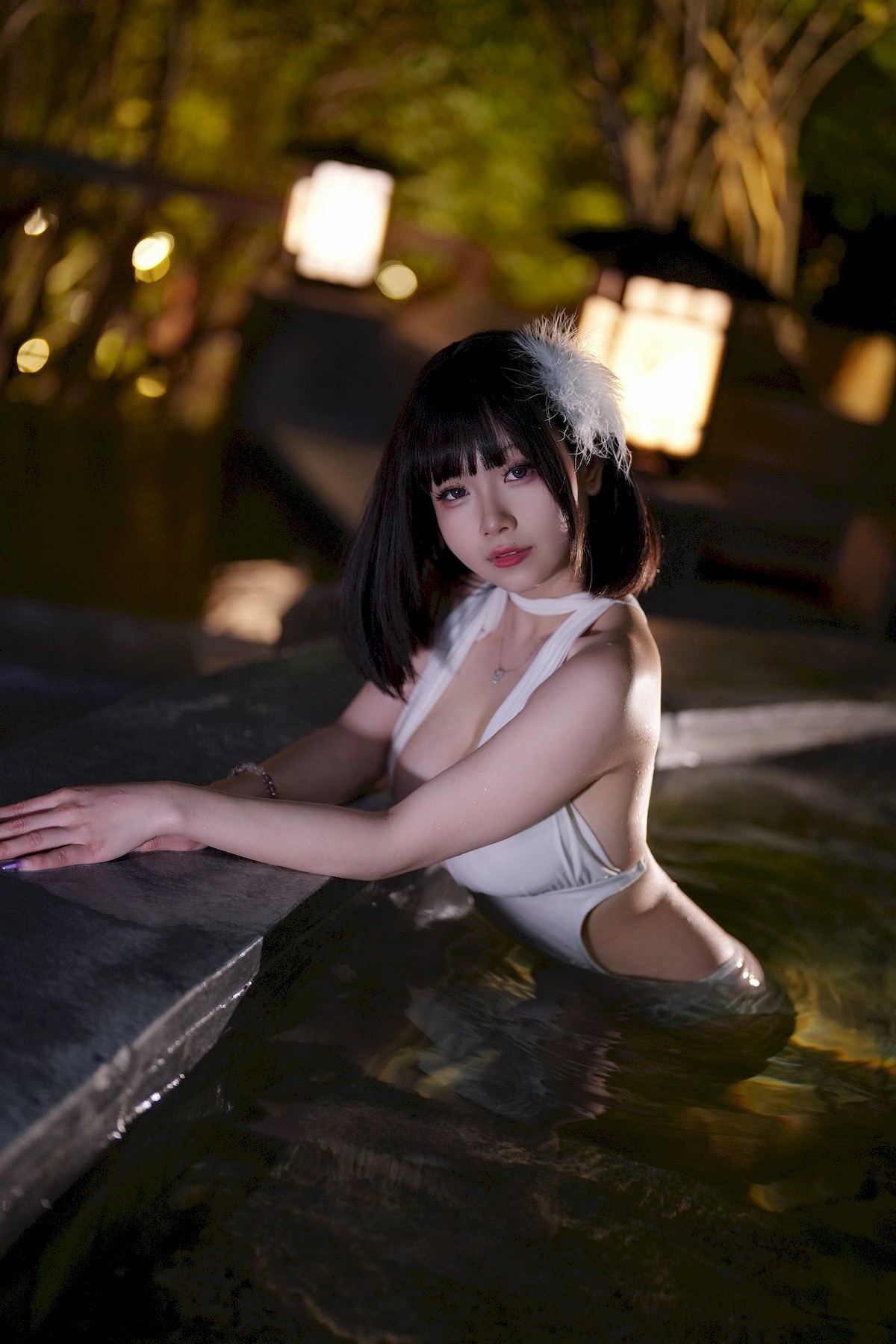 Cosplay-末夜787-白色泳装-05-22