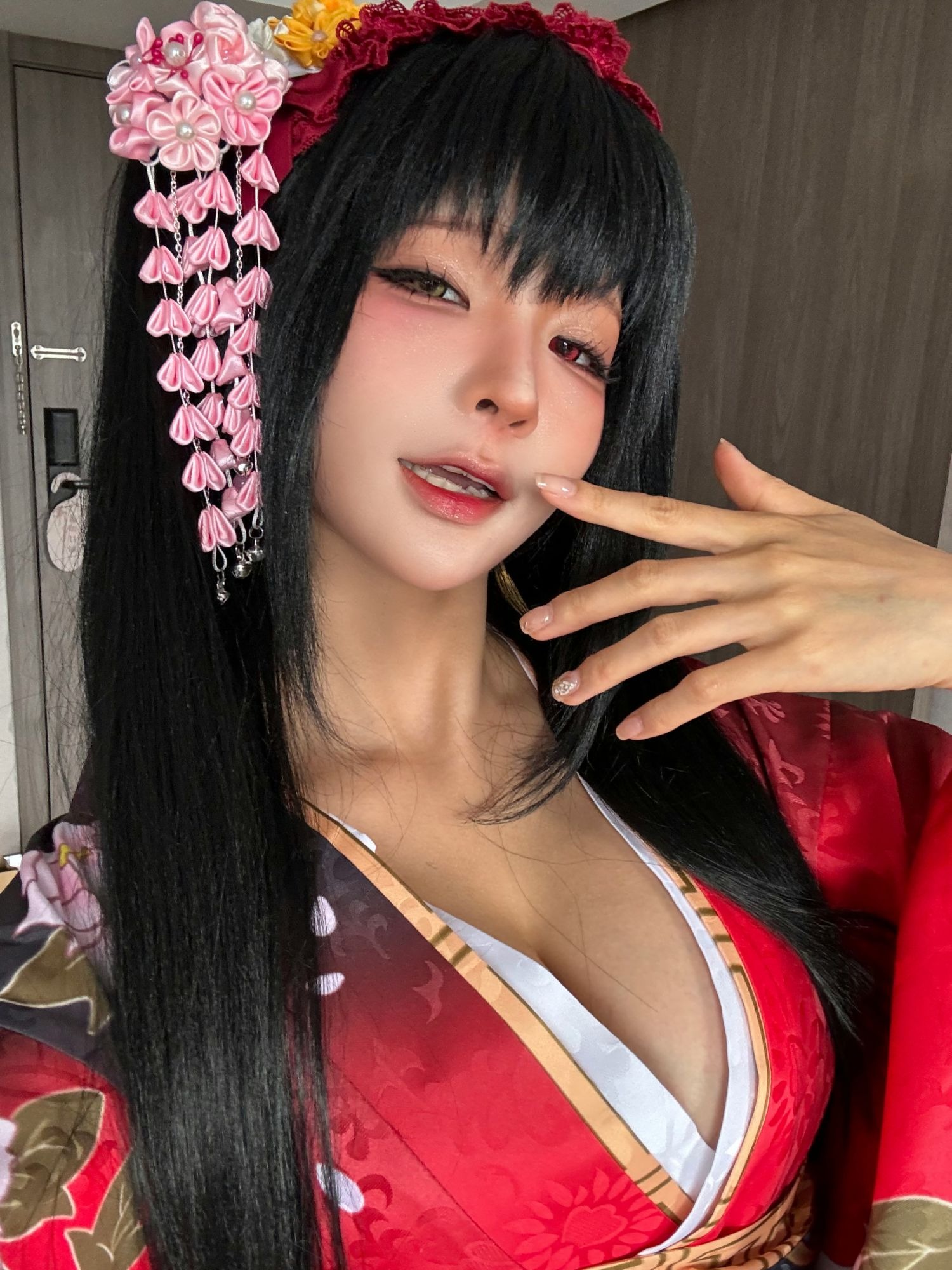 蠢沫沫-狂三和服-花絮-07-18-4