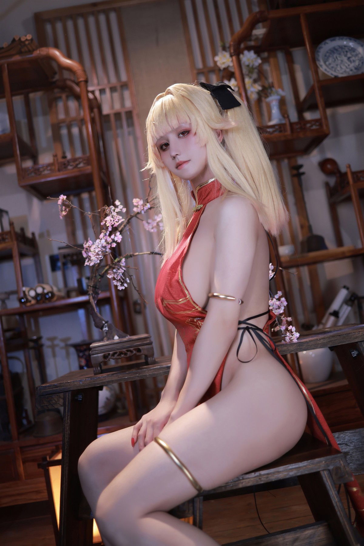 Cosplay-桜满三时-萌姬联合-旗袍-09-28