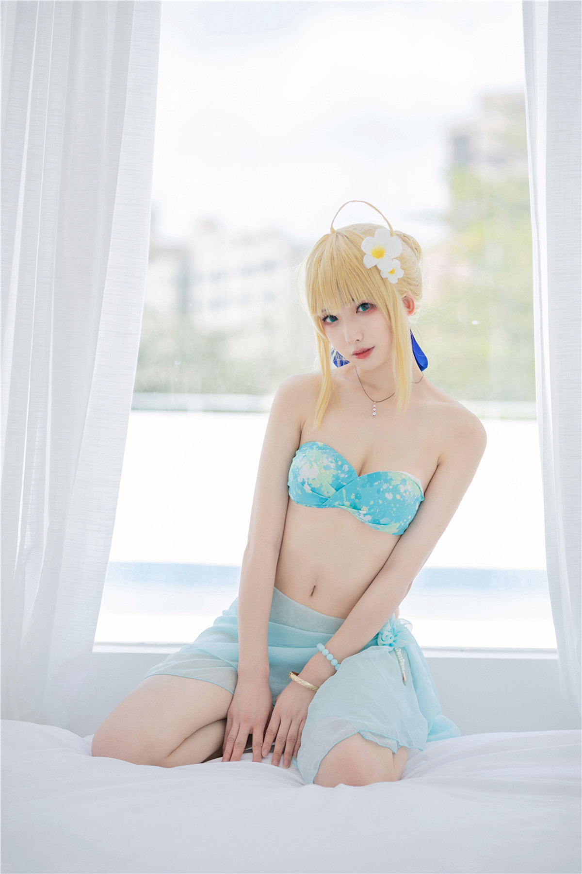 Cosplay-封疆疆v-阿尔托莉雅-潘德拉贡-泳装-11-01