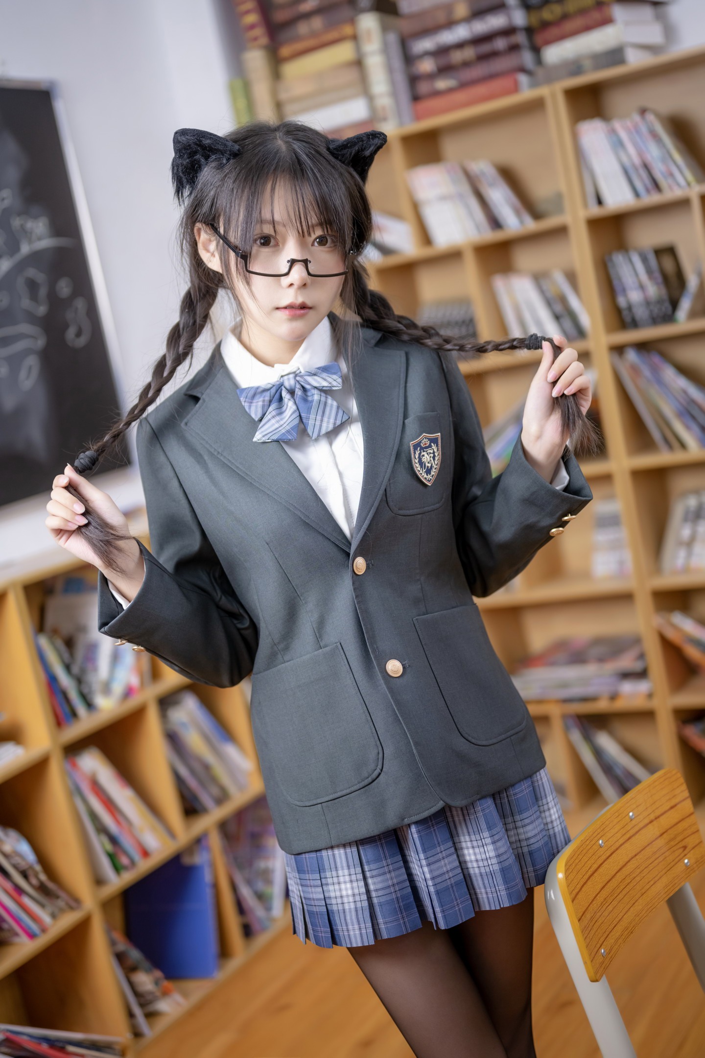 香草喵露露写真--小露乱撞-JK制服-06-28