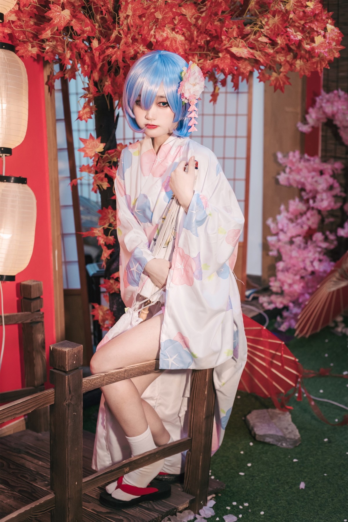 Cosplay-神沢永莉-蕾姆和风-06-27