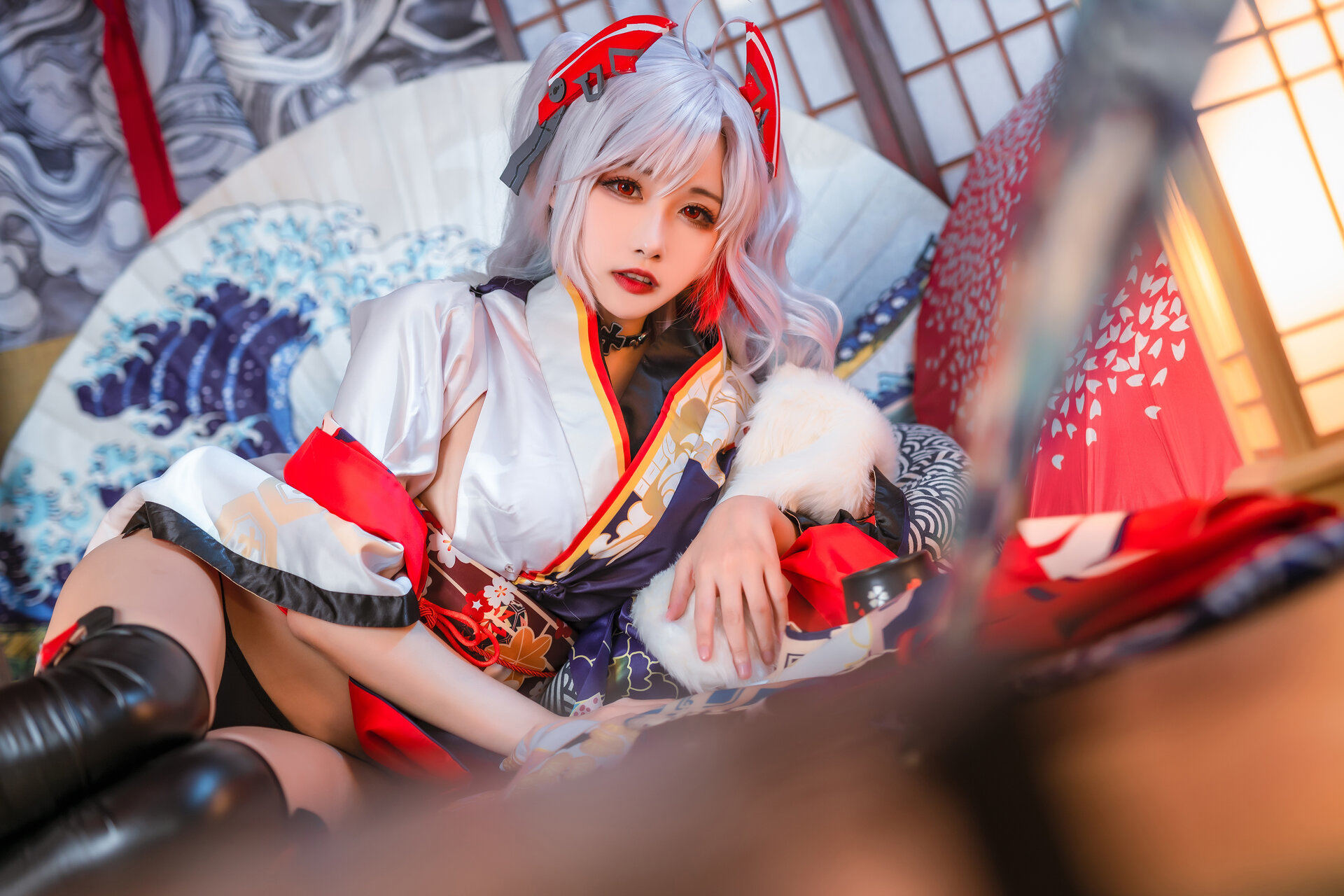 Momoko葵葵-プリンツオイゲン-Prinz-Eugen-Profusion-of-Flowers-10-26