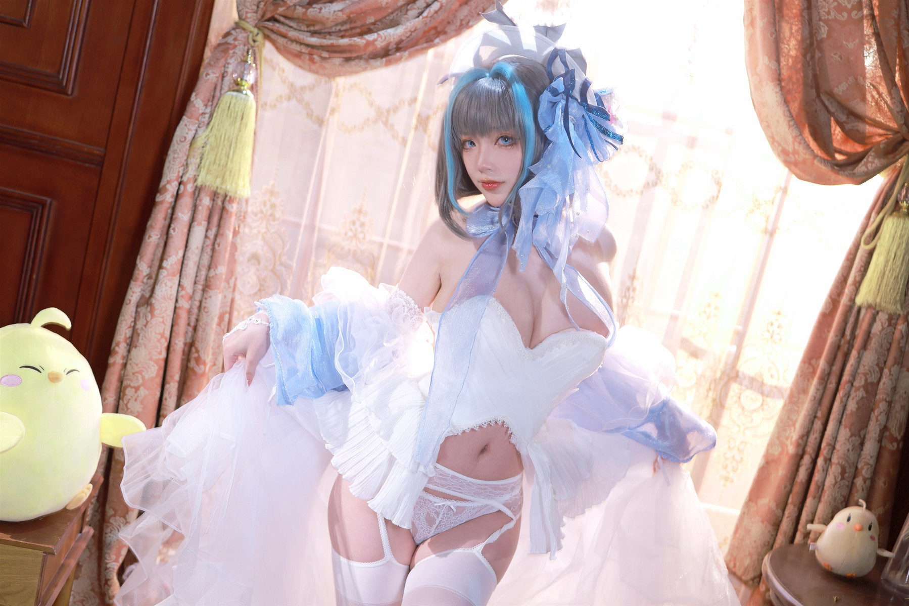 Cosplay-起司块wii-柴郡礼服-07-12