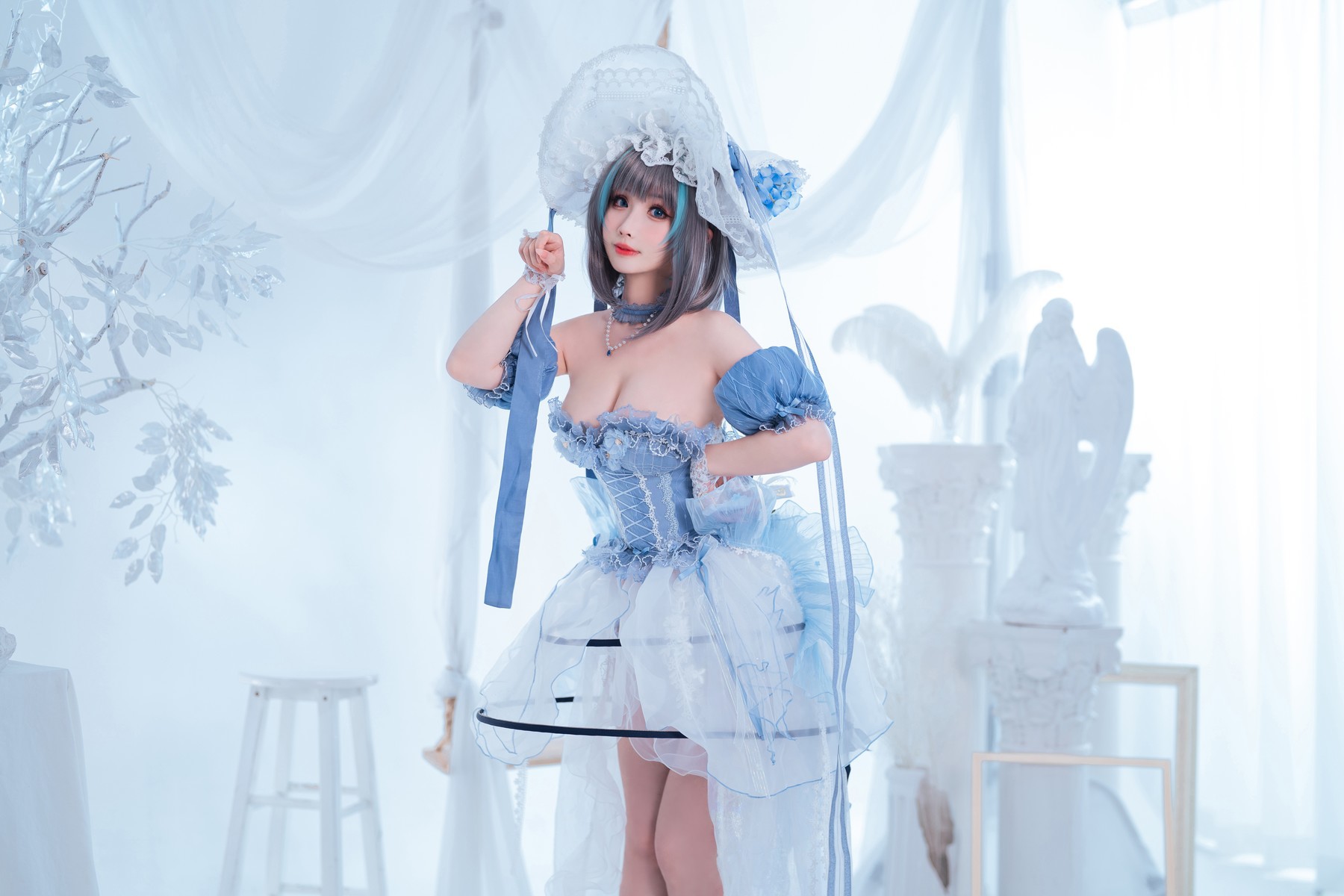 Cosplay-Rioko凉凉子-柴郡冰雪公主-01-05
