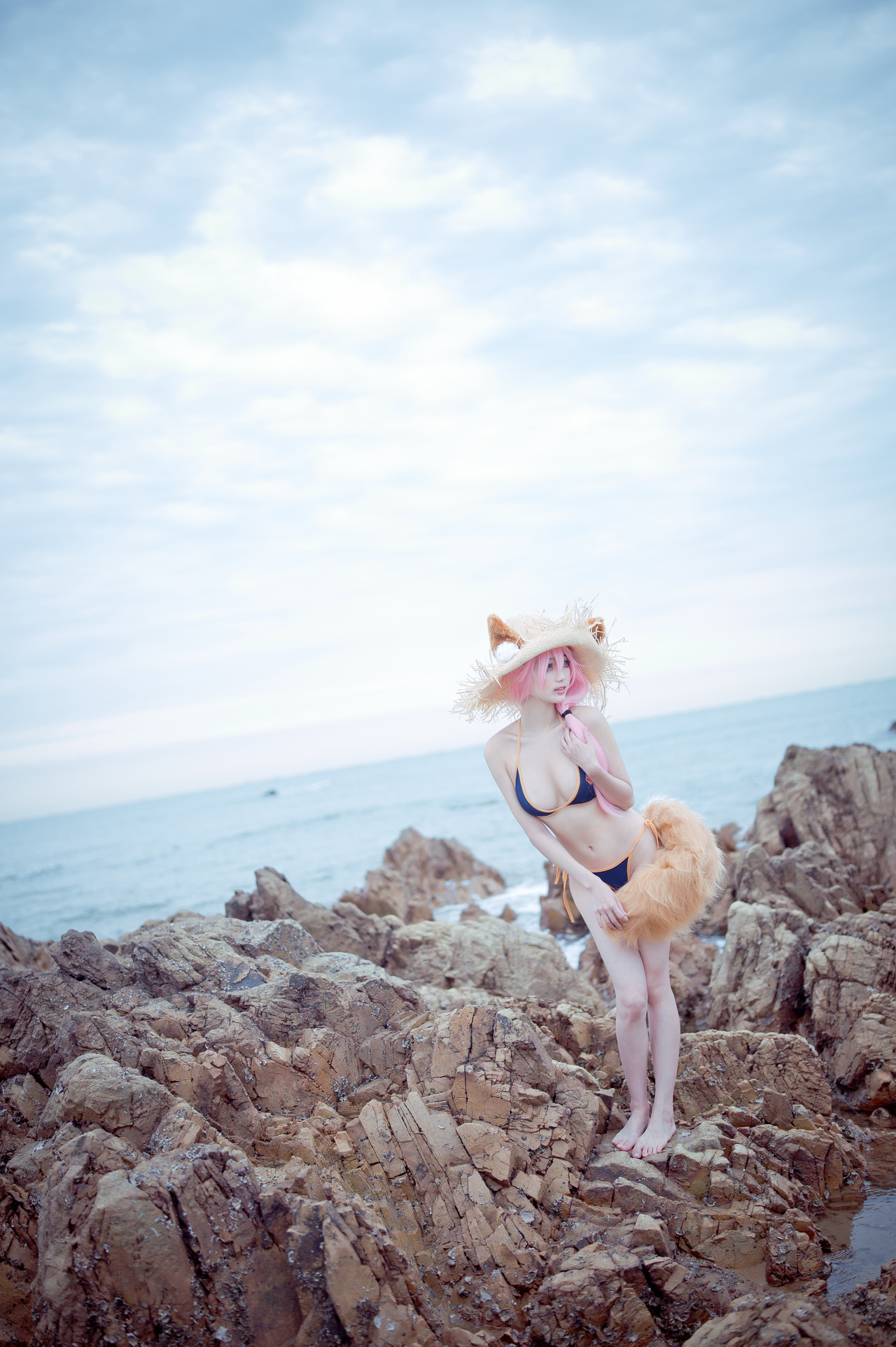 周叽是可爱兔兔-No032-小玉泳装-Tamamo-no-mae-04-10