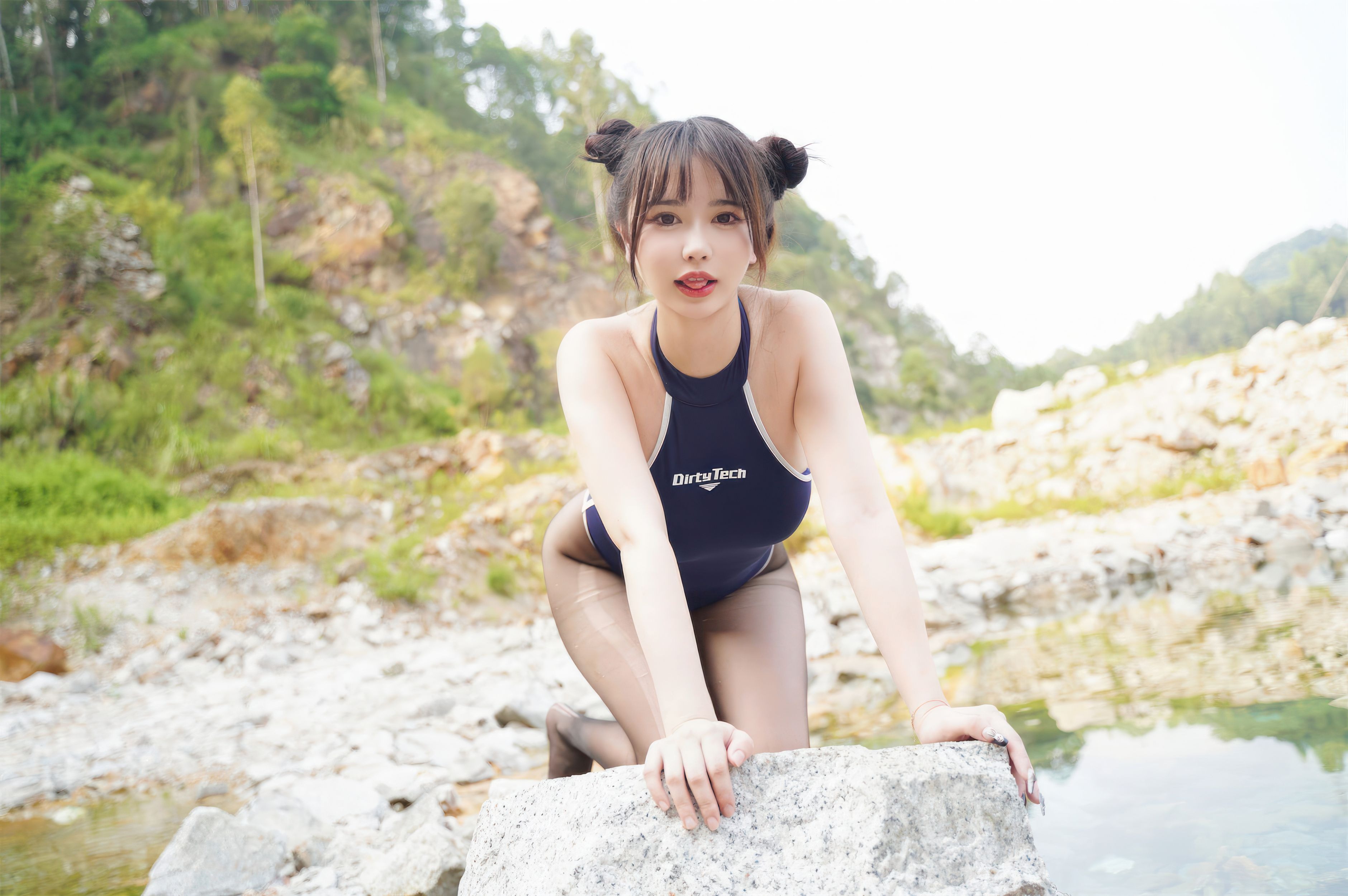 Tina很妖孽呀-小溪体操服死库水JK-56P-05-23