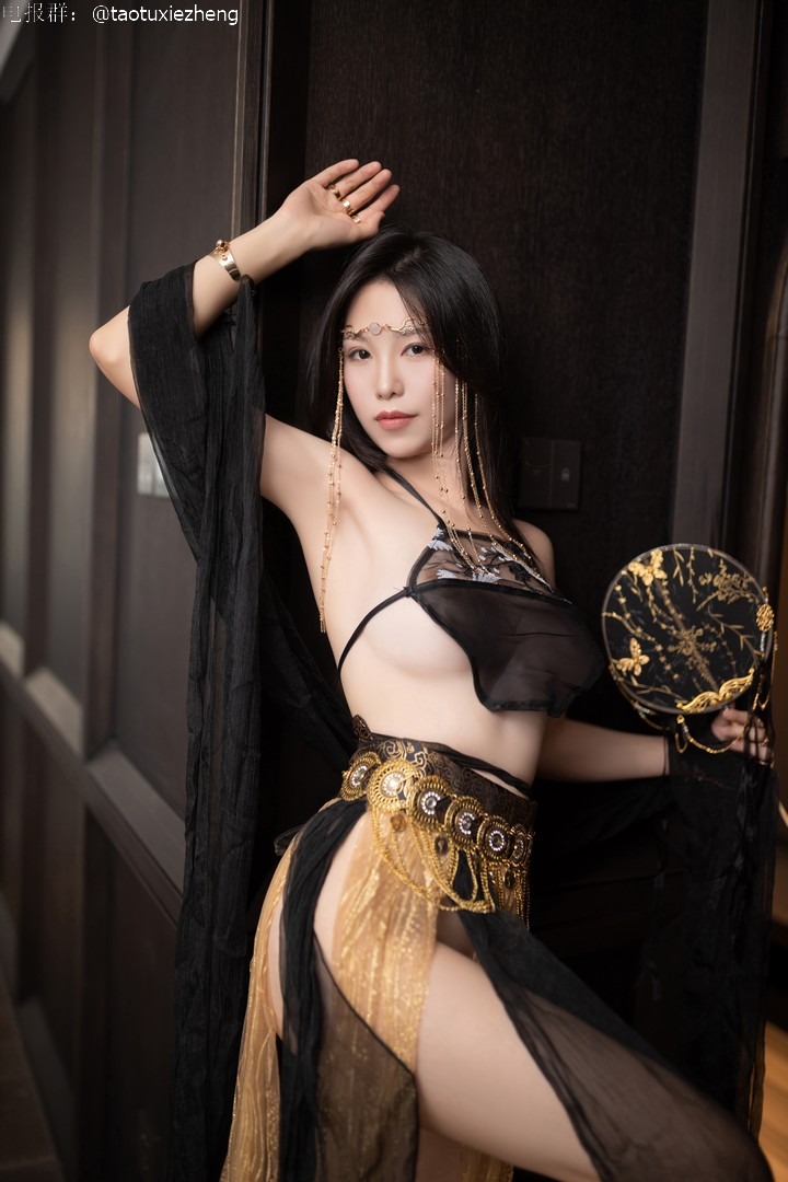 抖娘-利世--NO140-黑金西域81P-107G-07-16