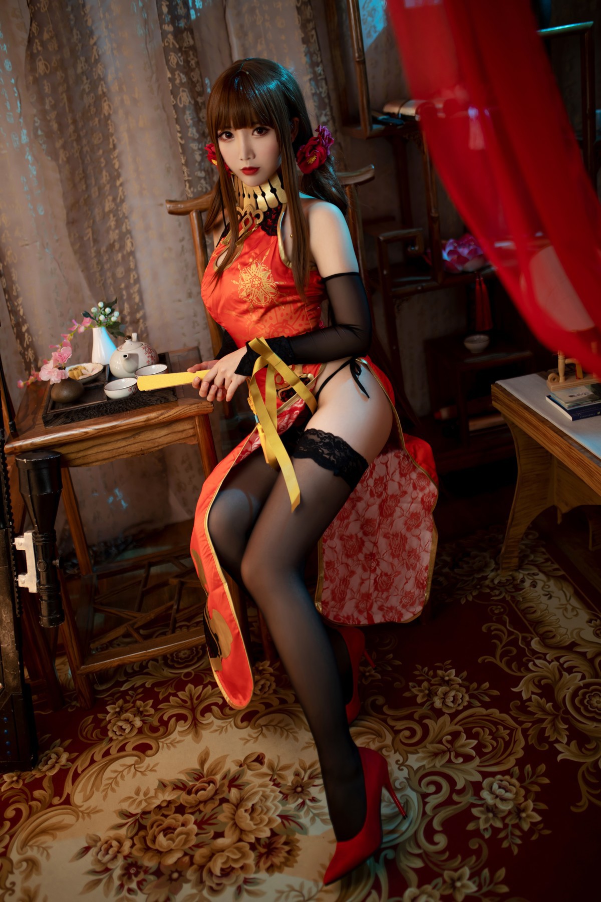 Cosplay-面饼仙儿-DSR50-红牡丹-04-12