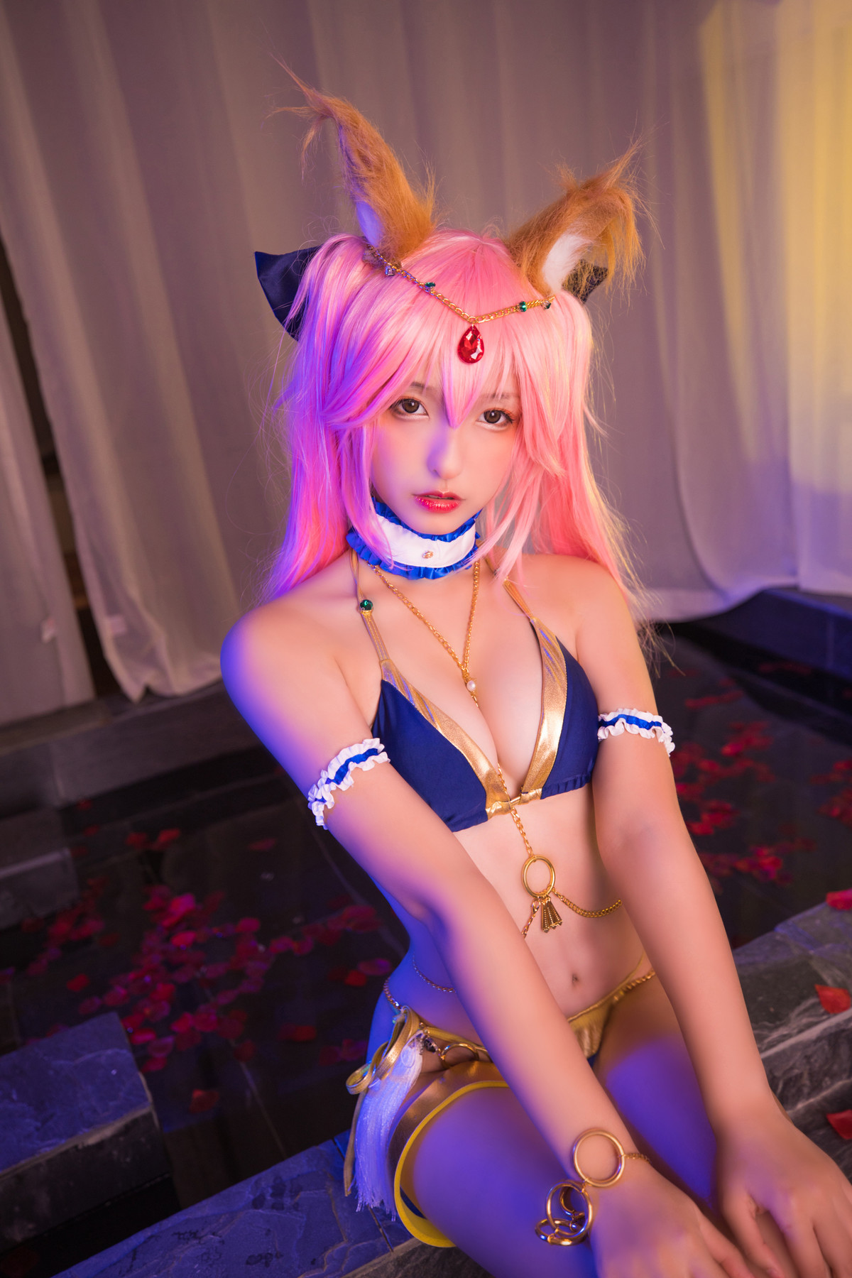 Cosplay-神楽坂真冬-玉藻前舞娘-Mysterious-Love-04-05