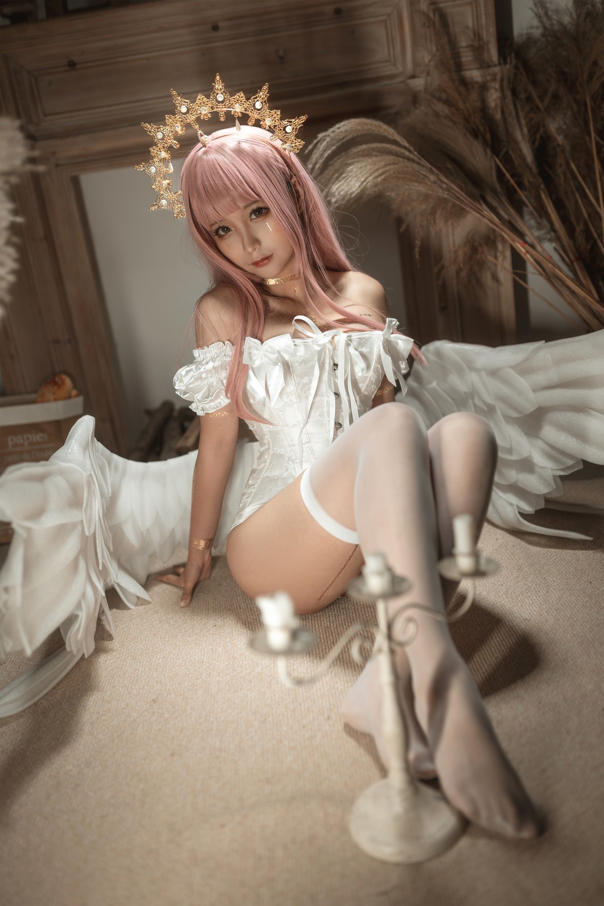 Cosplay-蠢沫沫Chunmomo-沫沫真爱版-天使本-圣天使-11-17
