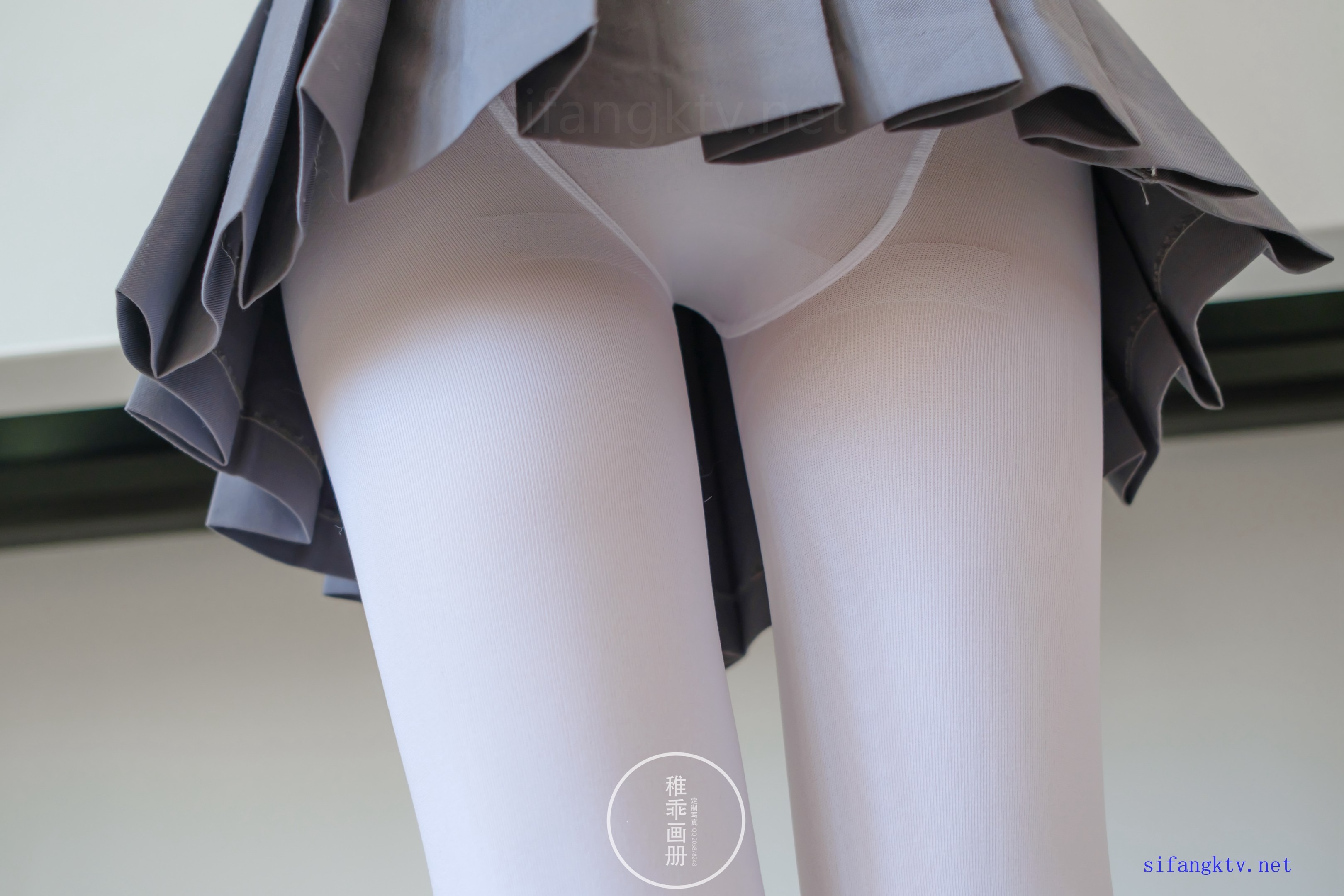 JK制服白丝少女-校园-写真-11-24