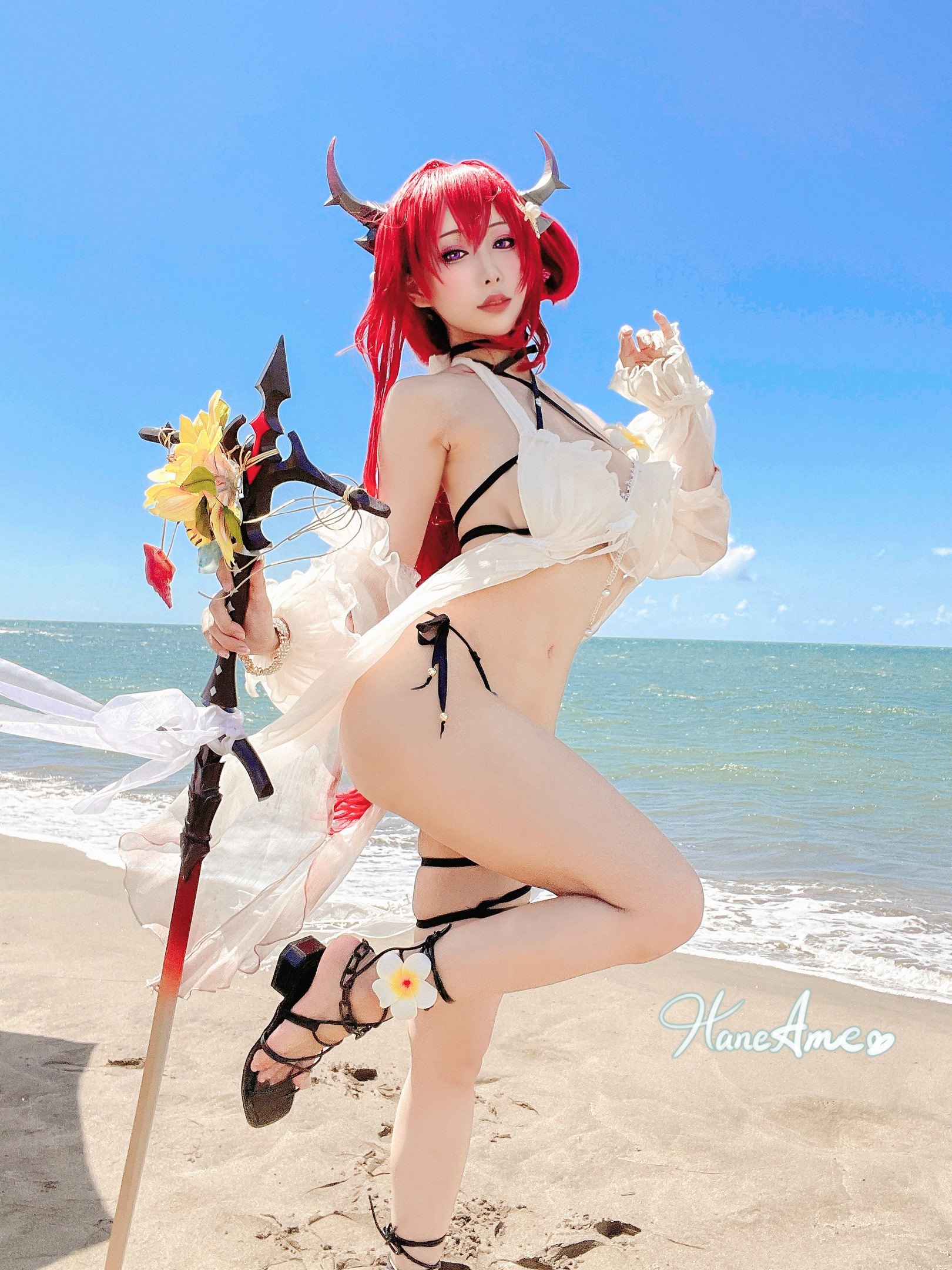 Hane-Ame-雨波写真--Arknights-Surtr-泳裝-01-09