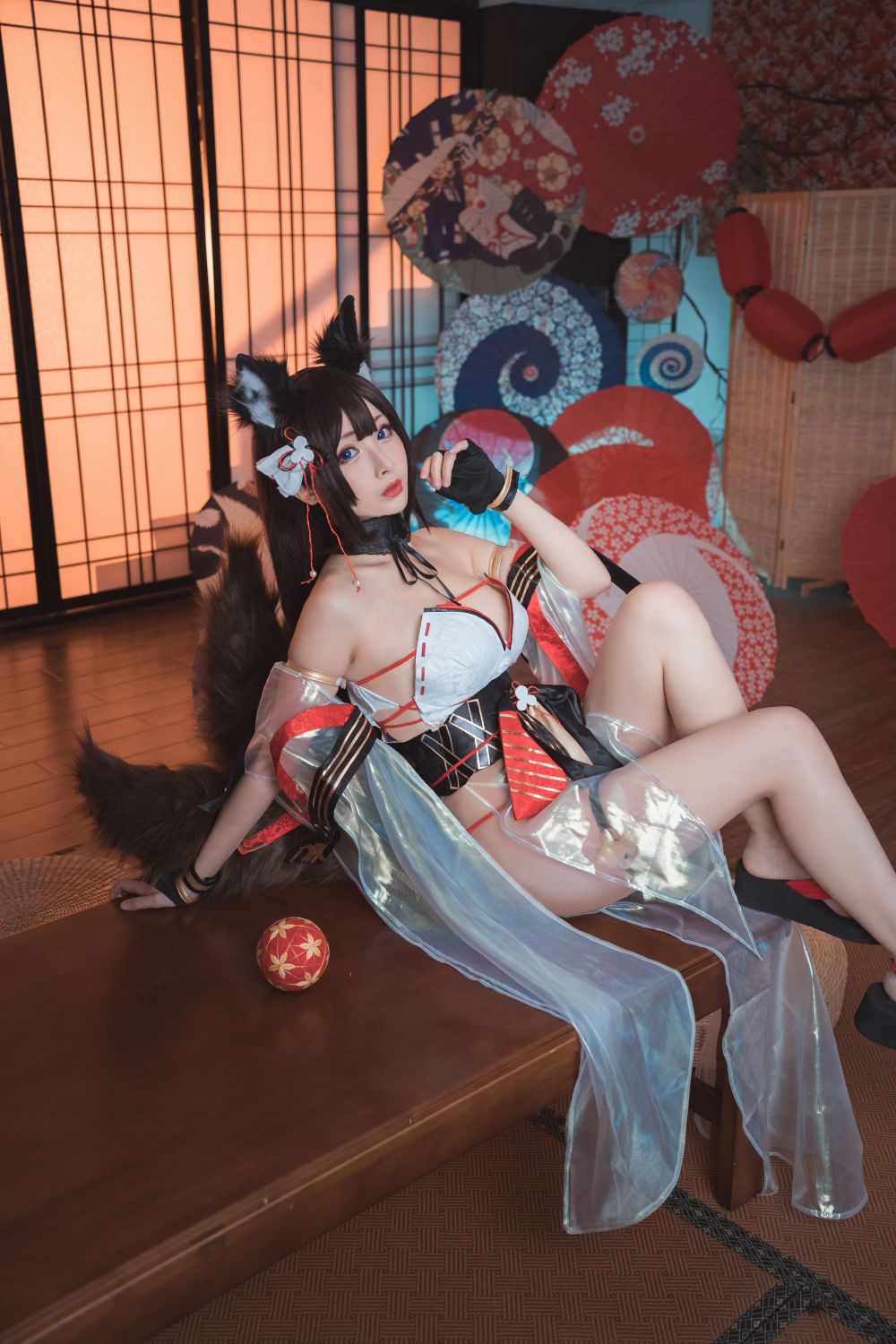 rioko凉凉子-Azurlane-Amagi-30P-02-29