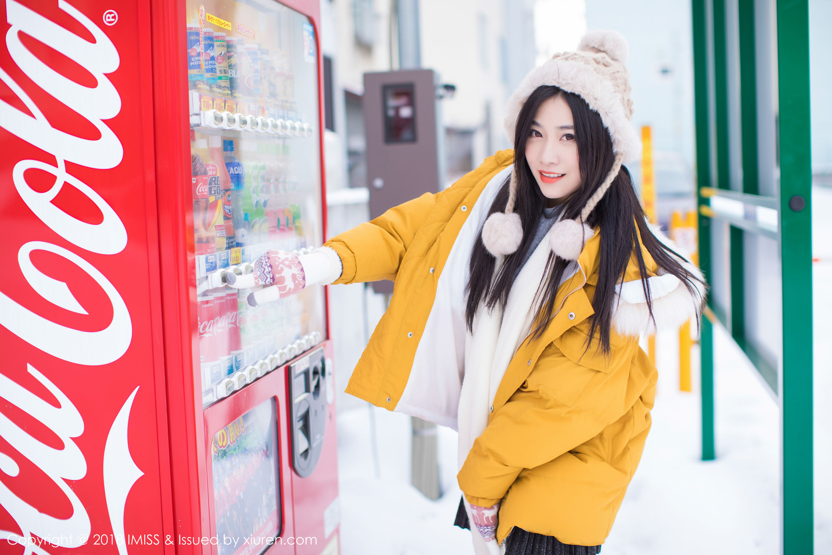 许诺Sabrina北海道旅拍第三套-爱蜜社IMiss-Vol254-04-29
