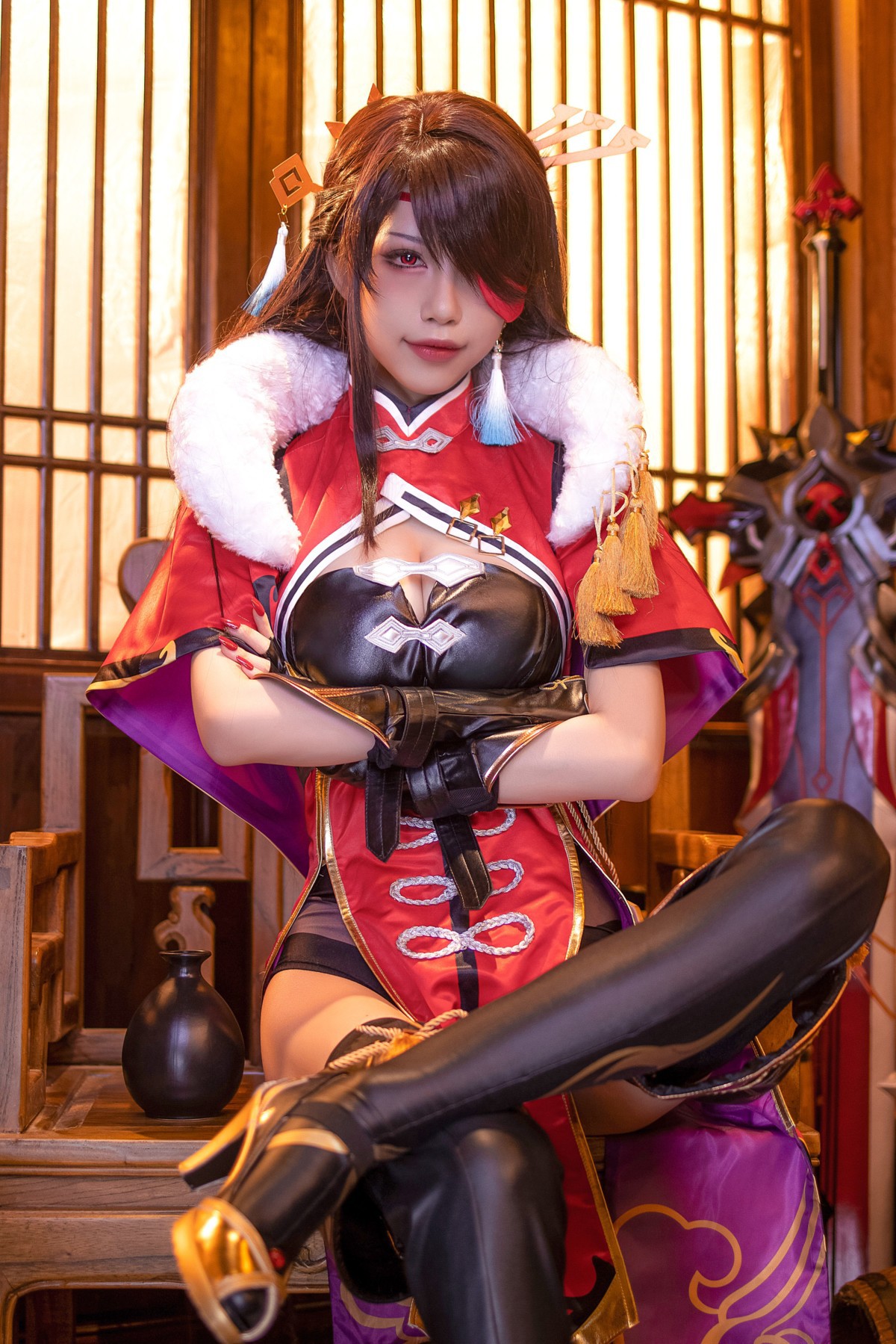 Cosplay-水淼Aqua-北斗凝光-Set01-02-06