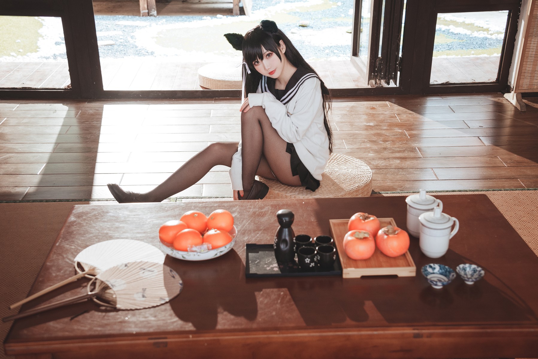 Cosplay-面饼仙儿-爱宕JK2-05-19