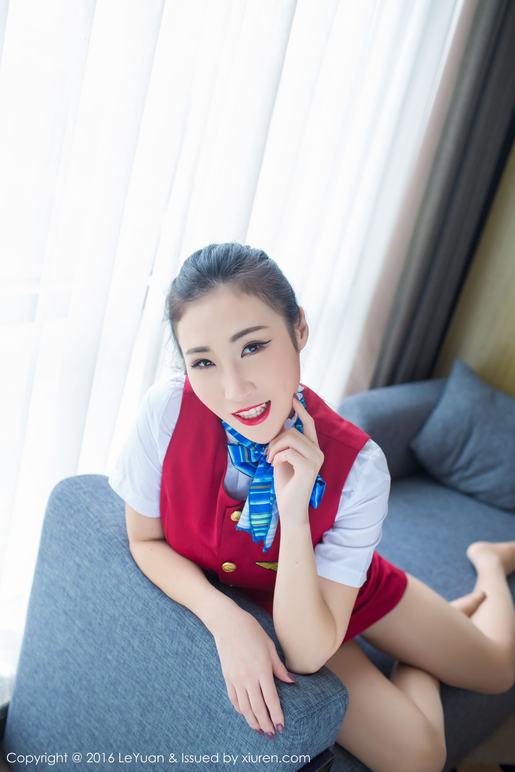 Wendy智秀空姐制服诱惑丝袜-星乐园LeYuan-Vol021-04-21